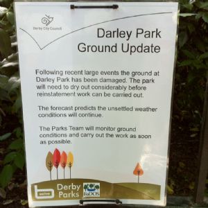 Darley Park ground update